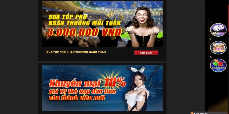 Các khuyến mãi Bet168vn.