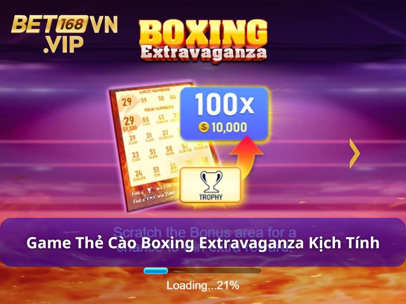 Boxing Extravaganza - Game Thẻ Cào Võ Đài Bùng Nổ Từ JILI 6 Boxing Extravaganza với chủ đề boxing kịch tính
