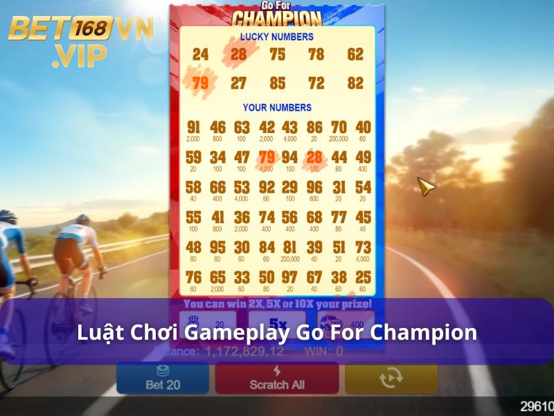 Khám Phá Go For Champion: Trò Chơi Thẻ Cào Độc Đáo 2025 7 Go For Champion với giải thưởng cao
